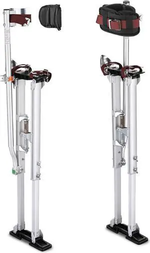 Yescom Drywall Stilts 36" - 50" Adjustable Aluminum Painting Tool for Ceiling / Sheetrock Taping Parade Costume
