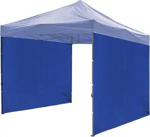 InstaHibit 1080D 120g Privacy Sidewall UV30+ Fits 10x10ft Canopy Gazebo 2 Pieces