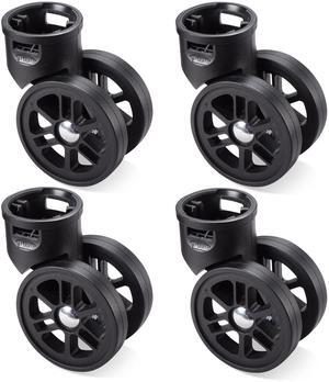 Byootique 4Pcs 2" Swivel Replacement Wheel 360 Degree Rotate Caster for Makeup Case Byootique 4Pcs 2" Swivel Replacement Wheel 360 Degree Rotate Caster for Makeup Case