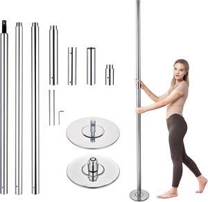 Yescom Portable 12ft Dancing Pole Kit with Extensions Fitness Dance Exercise Club Home