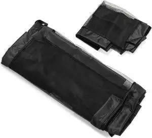 Yescom Mesh Cover Replacement for 2-Layer Mesh Pool Storage Bin Cart XX-Large Black