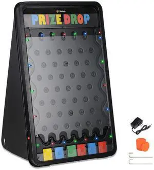 WinSpin 19x30" Medium Prize Drop with LED Light 10 Pucks Board Game Customizable Carnival Tradeshow