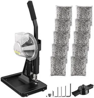 Yescom Semi-automatic Hand Press Grommet Machine Commercial Puncher Eyelet Tool