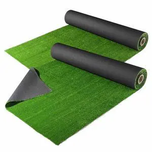 Yescom Artificial Grass Turf Roll 65'x5' Large Backyard Faux Decor Fake Lawn 2 Pack