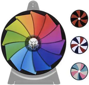 WinSpin Set of 4 Prize Wheel Template Replacement for 12" Spinning Wheel Game WinSpin Set of 4 Prize Wheel Template Replacement for 12" Spinning Wheel Game