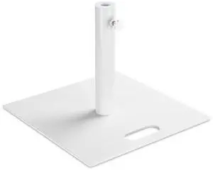 LAGarden 34 Lbs Umbrella Base Patio Umbrella Stand Steel Plate Outdoor Deck For Garden Market Table Poolside Balcony