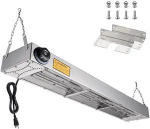 WeChef 36" 1000W Electric Strip Heater Commercial Food Warmer Portable Stainless Steel Heating Lamp for Fry Dishes