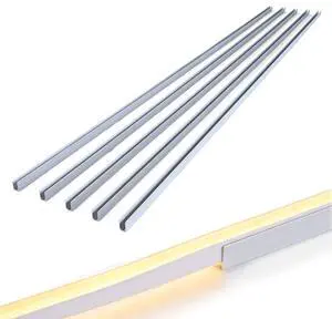 Yescom 5-pack 3-ft (1m) Commercial LED Track Channel 7x10mm for Warm White Neon Rope Lights Aluminium Mounting Rails for Indoor Outdoor DIY Designs Yescom 5-pack 3-ft (1m) Commercial LED Track Channel 7x10mm for Warm White Neon Rope Lights Aluminium Mounting Rails for Indoor Outdoor DIY Designs