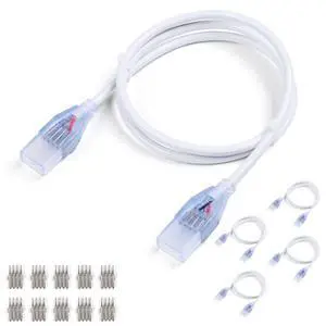 Yescom BiLume RGBW 5-set 3ft 4-pin Neon Rope Light Connector Jumper Cable Yescom BiLume RGBW 5-set 3ft 4-pin Neon Rope Light Connector Jumper Cable