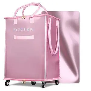 Byootique 20" Rolling Tote Bag Grocery Bag on Wheels Shopping Trolley BubbleRush Byootique 20" Rolling Tote Bag Grocery Bag on Wheels Shopping Trolley BubbleRush