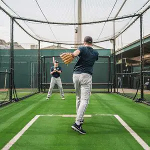 Yescom 12'x70' Batting Cage Synthetic Turf Field Artificial Grass Rug Roll 4pcs 20'x3'+4pcs 50'x3 for Baseball & Softball Training 1.38"H 800 Sq.Ft Yescom 12'x70' Batting Cage Synthetic Turf Field Artificial Grass Rug Roll 4pcs 20'x3'+4pcs 50'x3 for Baseball & Softball Training 1.38"H 800 Sq.Ft