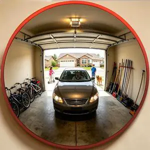 Yescom 18" Convex Safety Traffic Mirror Outdoor/ Indoor Driveway & Security Wide Angle Mirror, Dome Blind Spot Mirror for Wall, Office, Parking Garage & Room Yescom 18" Convex Safety Traffic Mirror Outdoor/ Indoor Driveway & Security Wide Angle Mirror, Dome Blind Spot Mirror for Wall, Office, Parking Garage & Room