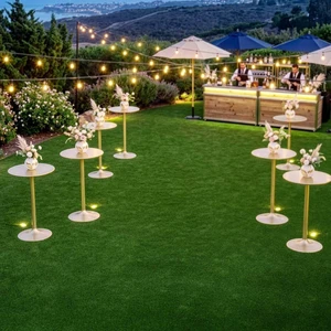 Yescom 4-FT x 20-FT Grand Gala Event Turf Pre-cut Roll Cocktail Party Photo Zones Artificial Grass-0.8"H Yescom 4-FT x 20-FT Grand Gala Event Turf Pre-cut Roll Cocktail Party Photo Zones Artificial Grass-0.8"H