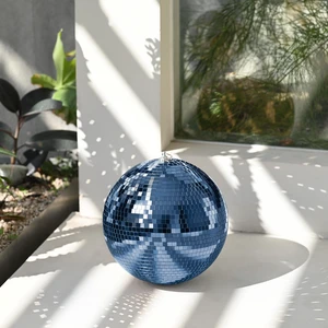 Yescom 12" Blue Disco Ball Large Reflective for Wedding Dance Floor DJ Club Mirror Ball for Event Planner Corporate Gala Gender Reveal All-Blue Theme Party Decoration Yescom 12" Blue Disco Ball Large Reflective for Wedding Dance Floor DJ Club Mirror Ball for Event Planner Corporate Gala Gender Reveal All-Blue Theme Party Decoration
