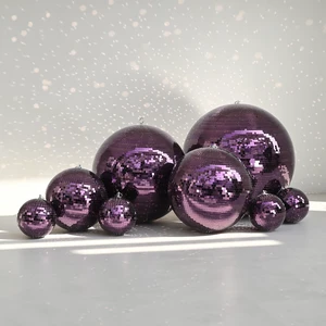 Yescom Purple Disco Ball Set 7"/12"/16"/20"/24" Assorted Mirror Ball Party Set of 8 for Bridal Shower Mardi Gras Floats Bar Masquerade Royal Theme Prom Decoration Yescom Purple Disco Ball Set 7"/12"/16"/20"/24" Assorted Mirror Ball Party Set of 8 for Bridal Shower Mardi Gras Floats Bar Masquerade Royal Theme Prom Decoration