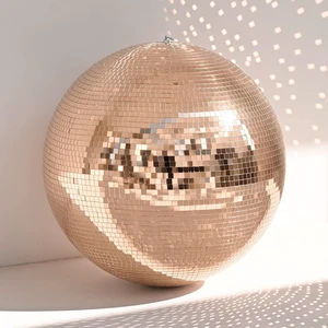 Yescom 16" Rose Gold Large Disco Ball Big Mirror Ball Hanging for Wedding Event Planner Bachelorette Hen Last Disco Groovy Bride Party Yescom 16" Rose Gold Large Disco Ball Big Mirror Ball Hanging for Wedding Event Planner Bachelorette Hen Last Disco Groovy Bride Party