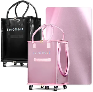 Byootique 70L Tote Bag on 5 Wheels 3 Carrying Ways 2 Pack Seamless Waterproof PU Byootique 70L Tote Bag on 5 Wheels 3 Carrying Ways 2 Pack Seamless Waterproof PU