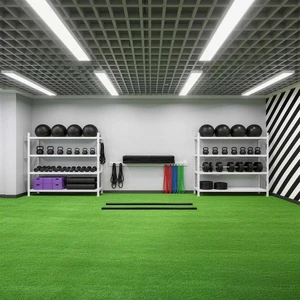 Yescom 5Ftx65Ft Sports Workout Gym Flooring Turf 0.4 Inch Height for Multi-Sport Training Sled Push Sprint Track Yescom 5Ftx65Ft Sports Workout Gym Flooring Turf 0.4 Inch Height for Multi-Sport Training Sled Push Sprint Track