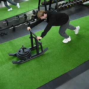 Yescom 3Ftx50Ft Gym Sled Push Turf Roll 0.8 Inch for Commercial Fitness Agility Weight Cross-Training, 2 Packs Yescom 3Ftx50Ft Gym Sled Push Turf Roll 0.8 Inch for Commercial Fitness Agility Weight Cross-Training, 2 Packs