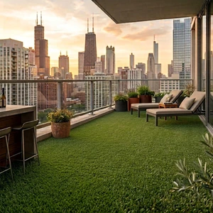 Yescom EZ-Valee 3ftx50ft Balcony Turf 1.38 Inch Realistic Autumn Green Grass Easy Set-Up with Drainage Holes for Penthouse Condo Patio Yescom EZ-Valee 3ftx50ft Balcony Turf 1.38 Inch Realistic Autumn Green Grass Easy Set-Up with Drainage Holes for Penthouse Condo Patio