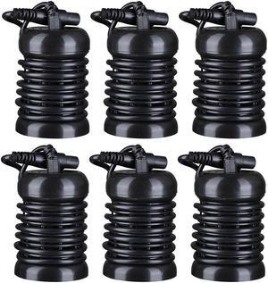 6 Pack Round Arrays for Ionic Detox Foot Bath Spa Cleanse Machine Replacement Array Accessory Black