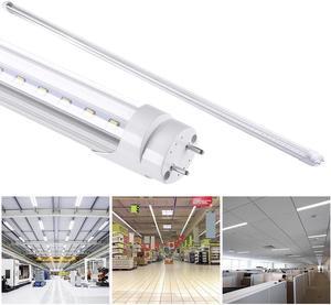 1 Pack 18W T8 4FT LED Light Fluorescent Tube 6500K Cool White Replacement Lamp Bulb Clear