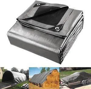 40x50ft Heavy Duty Reinforced Poly Tarp Multi Purpose Canopy Tent Cover Waterproof Tarpaulin Outdoor