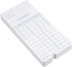 200x Weekly Time Clock Cards Timecard for Employee Attendance Payroll Recorder