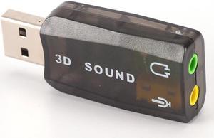 USB Sound Card USB Audio 5.1 External 3D USB Sound Card Audio Adapter Mic Speaker Audio Interface For Laptop PC Micro Data