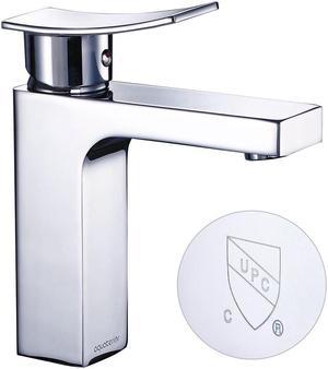 Aquaterior® Modern 1 Hole Bathroom Faucet Vanity Sink Wash Basin 1 Handle Installation Kitchen CHR