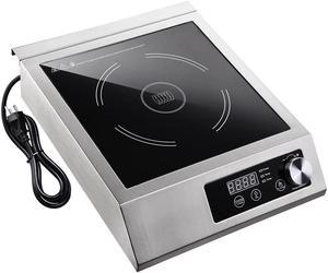 ChefWave LCD 1800W Portable Induction Cooktop w/ Safety Lock & 10 Pan