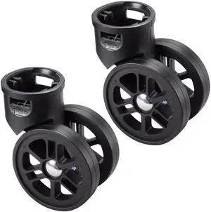 Byootique 2Pcs 2" Swivel Replacement Wheels 360 Degree Rotate Caster for AW Makeup Case