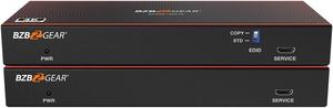 BZBGEAR 4K Ultra HD DisplayPort 1.2a KVM Extender Kit - HDBaseT, Long Range over Cat6 up to 150m, Bi-Directional POC with USB, IR & RS232