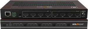 BZBGEAR 4x4 4K UHD HDMI Video Wall Processor and Seamless Matrix Switcher