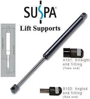 SUSPA® C16-08054 100 Pound Gas Spring/Prop/Strut/Shock Lift Support (Set of 2)