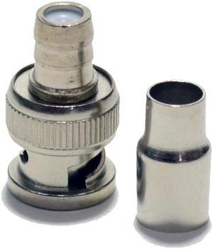 25 pack Crimp on BNC Male Connector Adapter for RG59 Coax Coaxial CCTV camera