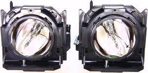 Panasonic PT-FDZ685L  OEM Replacement Projector Lamp . Includes New Ushio UHM (Dual Lamps) 310W Bulb and Housing