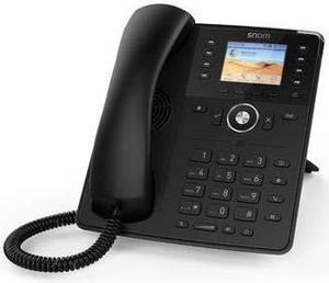 snom d735 sip voip 2.7" poe phone with usb wifi stick support black
