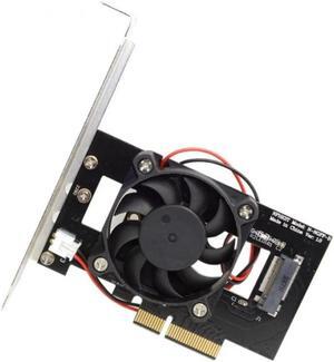 XP941 SM951 PM951 SM961 M.2 NGFF SSD to PCI-E X4 Lane Host Converter Card M.2 NGFF to Nvme Adapter with Cooling Fan