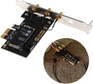 AC 1750M Dual-Band PCI-E BCM94360CS BT4.0 Wireless Wifi Adapter Card W/ Antenna