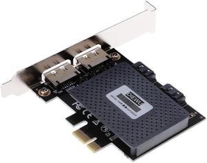 SATA3-T2 PCI-E to ESATA3.0 Expansion Card Adapter SSD Drive Multi I/O Controller