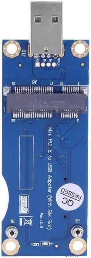 Mini PCI-E Wireless to USB with SIM Card Slot WWAN LTE Module Adapter Card