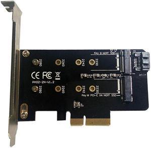 M.2 NGFF SSD to PCI-E Adapter Card Hard Disk Converter Module Board Connector