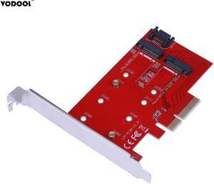 High Speed PCI-E X4 to NGFF (M.2) SSD Hard Drive Extension Card SATA Cable Adapter Card for PC Desktop PCIE Adapter Card