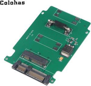 5cm mSATA to SATA SSD Converter Card Mini PCI-E SATA 1.8 inch to SATA 2.5" 22 Pin Hard Disk Drive HDD SSD Adapter for Laptop PC