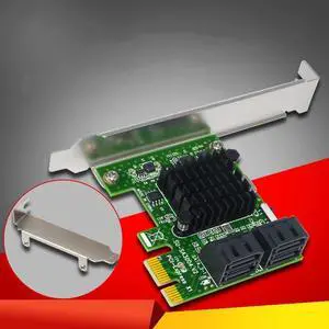 SATA3.0 4-port SATA 6Gb PCI-Express Expansion Card PCI Express 1X PCI-E to SATA III Convert Card Adapter for SSD IPFS BTC Mining
