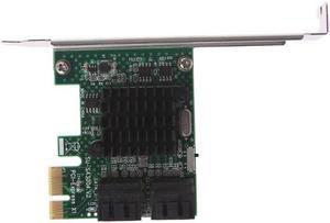 PCI-E PCI Express 1x To 4-Port Sata 3.0 III 6G Converter Controller Card Adapter