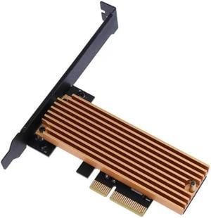 NGFF M.2 key M SSD to PCI-E 4X Adapter Cards with Heatsink Computer Laptop Accessory Interconnects