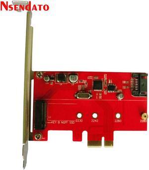 PCI-E Express 2.0 to NGFF M.2 B Key SSD SATA III 3.0 to PCI-E PCI Sata Express Combo Card Adapter Converter ASM1061