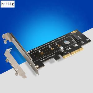 PCI-E PCI Express 3.0 X4 to NVME M.2 M KEY NVMe SSD PCIE M2 Riser Card Adapter Support 2230 2242 2260 2280 Type M.2 SSD